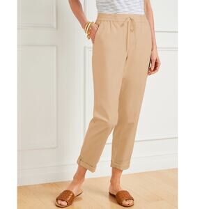 TALBOTS Easy Pull-On Ankle Pants in Khaki